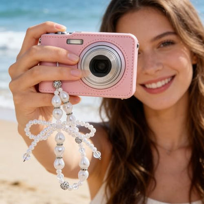 6PCS Beaded Phone Charms Strap Fruit Star Faux Pearl Rainbow Beads Phone Chains Beaded Lanyard for Camera Key Wallet Valentines Day Gifts for Her Women - style: Pearl 6Pcs 1