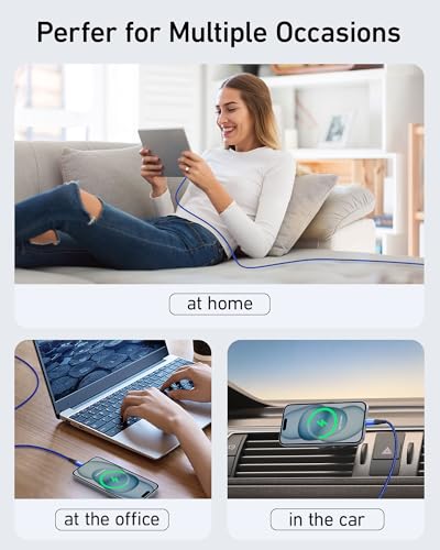 USB C to C Cable 100W [2Pack 15FT], Extra Long USB C Cable Fast Charging - color: Blue, size: 15FT 2Pack, style: 100W USB C to USB C