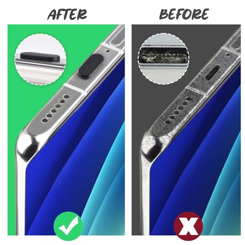 AccEncyc 30P USB C Dust Plug Type C Anti Dust Plugs Cover USB C Dust Cover - size: 30Pcs