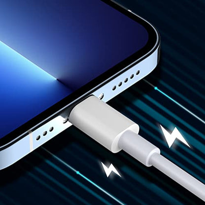 USB C to Lightning Cable 1M Apple MFi Certified iPhone Fast Charger Cable - color: White
