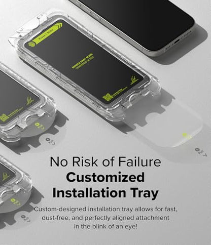 Ringke for iPhone 16 Pro Screen Protector [Easy Slide, 2 Pack] - size: iPhone 16 Pro
