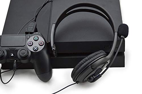 Wired Single Ear Headset with 3.5mm Jack & USB-C & USB-A Adapter for PS5, PS4, Xbox, Switch, PC, iPhone, iPad, Android - Unilateral Mono Headphone for Gaming, Call Center, Remote Work, Online Classes - color: Black | Single Ear | Flexible Mic