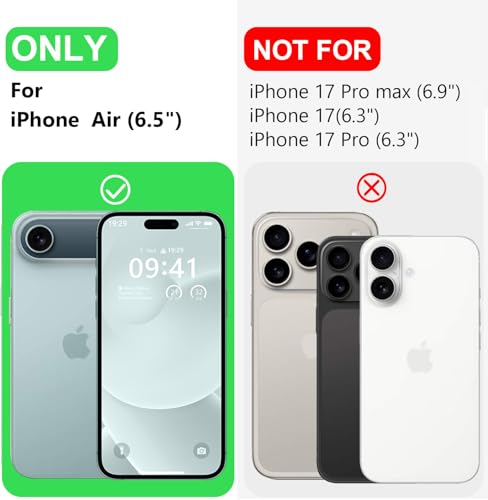 LOVE 3000 Magnetic for iPhone Air Case Premium Silicone, Pink Sand - color: Pink Sand, size: iPhone Air 6.5inch