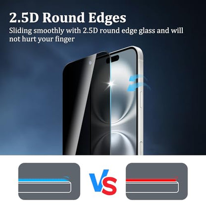 3 Pack Privacy Screen Protector for iPhone 17 - size: iPhone 17 3PCS