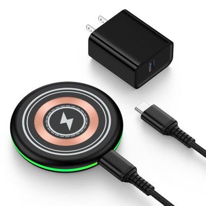 25W Magnetic Wireless Charger Pad for Samsung Galaxy S26 Ultra S26 FE S25 - color: Black