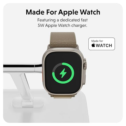 HyperJuice 4-in-1 Wireless Charger Qi2 Magnetic Stand — Fast Wireless Charger for iPhone, Apple Watch, Airpods & Any Qi-Compatible Device — Compact, Adjustable, and Foldable Qi2 - style: 4-in-1