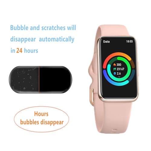 Screen Protector Compatible for MorePro Air 2 Fitness Tracker 1.57" (6 Pack) Clear TPU Soft Film, Compatible for VIPWISE D36 Health Fitness Tracker Watch