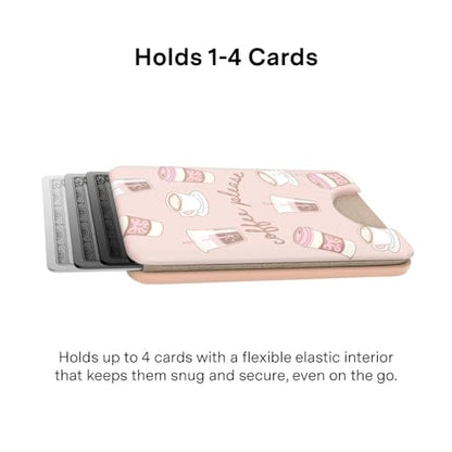 VELVET CAVIAR compatible with MagSafe Wallet 2.0 | Magnetic Card Holder Wallet for iPhone 17/16/15/14/13/12 or Phone Cases compatible with MagSafe | Coffee Please - color: Coffee Please