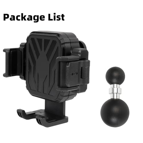 Universal Phone Holder Base for RAM Mounts B Size Double Socket Arm, 1" (25mm) Ball Mount with Vibration Dampener [Camera Friendly] [1s Lock & Release], Fits 4.7-7.2" Smartphones - style: 1" Ball Phone Holder