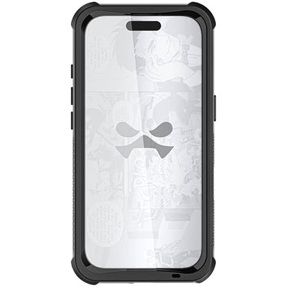 Ghostek Nautical Waterproof Apple iPhone 16 Pro Case with Holster Belt Clip - Screen and Camera Protector, MagSafe Compatible, Rugged Heavy Duty Cover (6.3 Inch, Clear) - color: Clear, size: iPhone 16 Pro