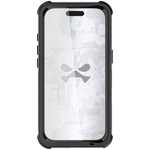 Ghostek Nautical Waterproof iPhone 16 Pro Case with Belt Clip Holster - Screen and Camera Protector, Apple MagSafe Compatible, Rugged Heavy Duty Cover (6.3 Inch, Black) - color: Black, size: iPhone 16 Pro