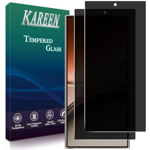 KAREEN 2 Pack Privacy Screen Protector for Samsung Galaxy S25 Ultra - size: [Privacy]Samsung S25 Ultra