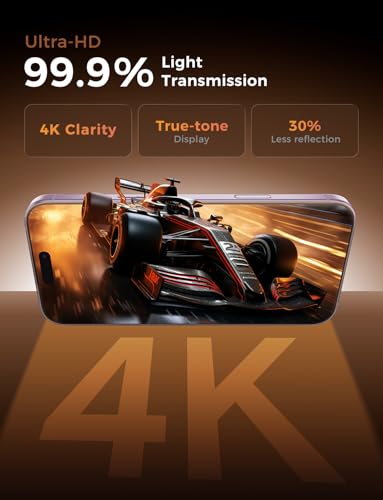 MAGIC JOHN 3rd Gen for iPhone 17 Screen Protector, Easy Installation 2 pack | Shatterproof Tempered Glass, 6.3 Inch Auto Dust-Elimination, Bubble Free, HD Clear - size: iPhone 17 6.3inch