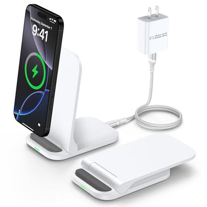 Pixel Wireless Charger Fast Charging Stand for Google Pixel 10a 10 Pro XL - color: White