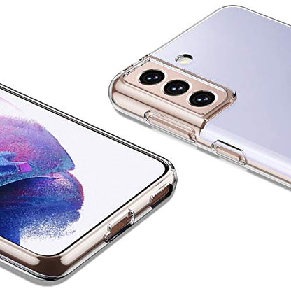 for Samsung Galaxy S21 Plus Case, Ultra [Slim Thin] Flexible TPU Scratch Resistant Gel Rubber Soft Silicone Protective Clear Case Cover for Galaxy S21 Plus (Clear) - size: S21 Plus
