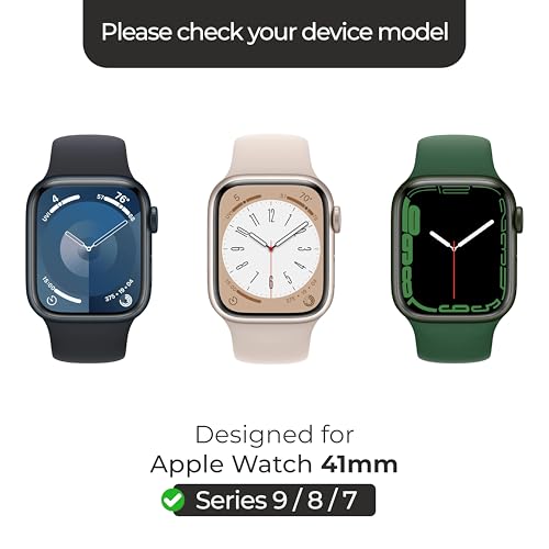 ArmorSuit 6 Pack for Apple Watch Series 9/8/7 (41mm) Screen Protector DRY-Shield HD Clear TPU Dry Installation Film - size: 41mm