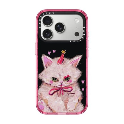 CASETiFY for iPhone 17 Pro Case - Impact Compatible with MagSafe | 8.2 ft. 4x Military Grade Drop Protection | CLOWN KITTY | Pink - color: CLOWN KITTY, size: Iphone 17 Pro (6.3")