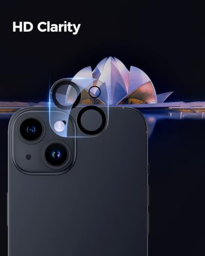 [3 Pack Camera Lens Protector For iPhone,9H Tempered Glass,Anti-Scratch,Case Friendly,Night Circle,No-Bubble HD Clarity,Full Cover (iPhone 14/14 Plus) - size: iPhone 14/14 Plus