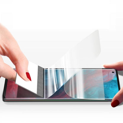 2pcs Flexible Front Screen Protector for Motorola Edge (2021) 6.8” 3D Hydrogel Film Transparent TPU Touch Sensitive Fingerprint Unlock Not Tempered Glass
