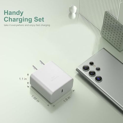 45W Samsung Super Fast Charger,Android Charger Fast Charging Block 45W USB C Type C Wall Charger Power Adapter Wall Plug for Samsung Galaxy S26 Ultra/S26+/S25/S24/S23/S22/Z Fold8 Ultra/Flip8,Tab S11