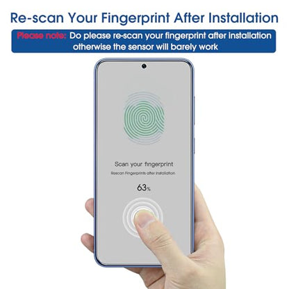 amFilm OneTouch for Samsung Galaxy S25 Screen Protector 6.2" Tempered Glass - size: S25-6.2"