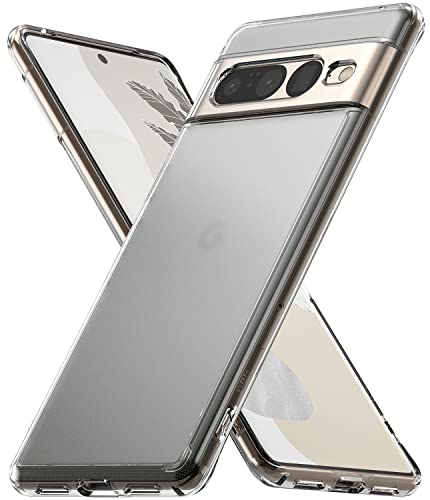 Ringke Fusion for Google Pixel 7 Pro Case [Oil & Dirt Resistant] Anti-Fingerprint Technology Prevents Oily Smudges Phone Cover for Women, Men - Matte Clear | Oil & Dirt Resistant, Anti-Fingerprint Technology Prevents Oily Smudges, Frosted Coating Feels Ve