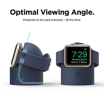 elago W2 Charger Stand for All Apple Watch Series - color: Jean Indigo