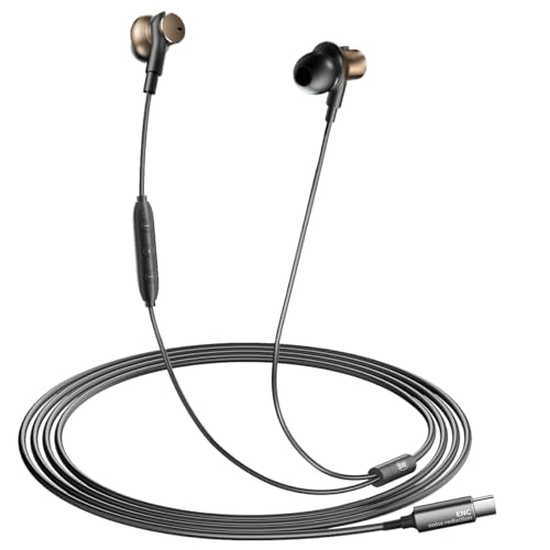 Dynamic Balanced Deep Bass Wired Headphones -Call Noise cancelling Earbuds