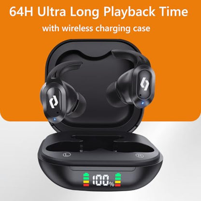 Bluetooth Earbuds Wireless Ear bud Wireless Stereo Bass Built in Microphone