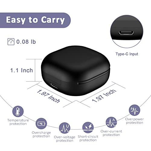 Charging Case Compatible with Samsung Galaxy Buds 2 SM-R177 – 770mAh Battery, Wireless & Wired Charging, LED Indicator, Fast Charging