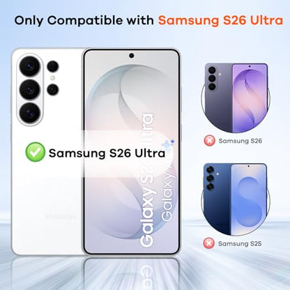 3+3 for Samsung Galaxy S26 Ultra Privacy Screen Protector Camera Protector - size: Galaxy S26 Ultra Privacy