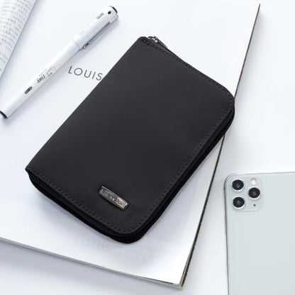 Travelon RFID Blocking Passport Zip Wallet - color: Black