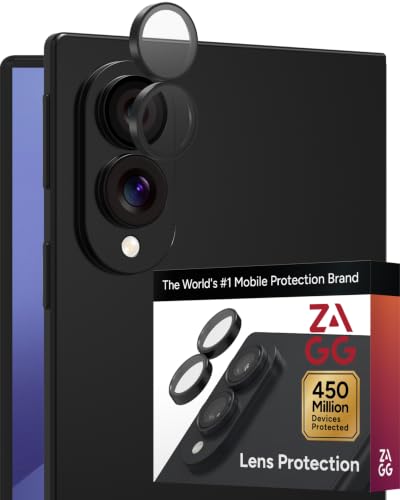 ZAGG Glass Elite Samsung Galaxy Z Fold8 Camera Lens Protector - color: Black, size: Samsung Galaxy Z Fold8