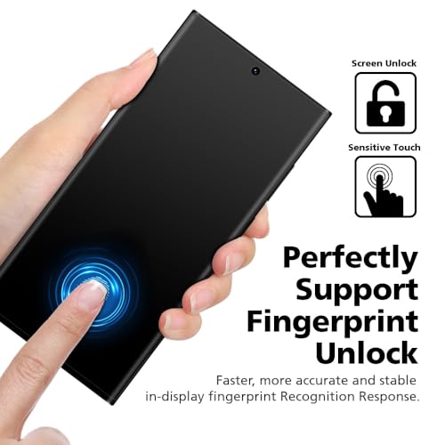 3-Pack Anti-Blue Light Matte Screen Protector For Samsung Galaxy S25/S24 [Support Fingerprint Unlock] Anti-Glare, Anti-Fingerprint [Eye Protection] Bubble-Free Installation with Alignment Jig - size: Galaxy S25/S24
