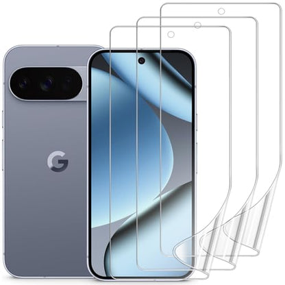 3 Pack Screen Protector for Google Pixel 10 Pro 6.3", HD Ultra-Thin Full Coverage Soft TPU Hydrogel Film Google Pixel 10 Pro - Fingerprint ID Compatible, Self-Healing, Touch Sensitive - size: Google Pixel 10 Pro