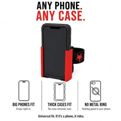 DESERT FOX GOLF - Phone Caddy - Red - color: Red