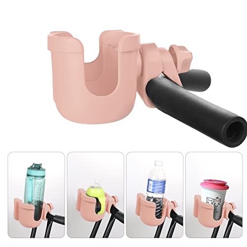Suranew Cup Holder with Phone for Walker Wheelchair Stroller Pink - color: Pink