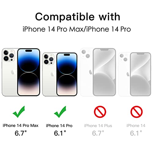 JETech Camera Lens Protector for iPhone 14 Pro/14 Pro Max, Gold, 1 Set - color: Gold