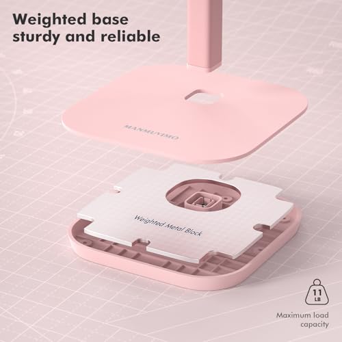 Headphone Stand, Aluminum Desk Headset Earphone Holder (Pink) - color: Pink
