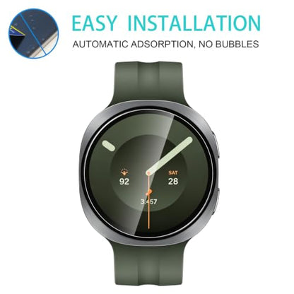 5 Pack Tempered Glass for Samsung Galaxy Watch 9 40mm Screen Protector,9H Hardness,Ultra Resistant,Anti-Fingerprints,No Bubbles,HD-Clear,Full Coverage Watch Film for Galaxy Watch 9 40mm - color: Samsung Galaxy Watch 9 40mm
