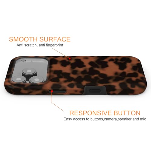 for iPhone 17 Pro Case Tortoise Shell Cute Design | [Military Grade Protection], 8FT Drop Resistant Shockproof Heavy Duty Phone Case Cover Women Men for iPhone 17 Pro 6.3” - size: iPhone 17 Pro
