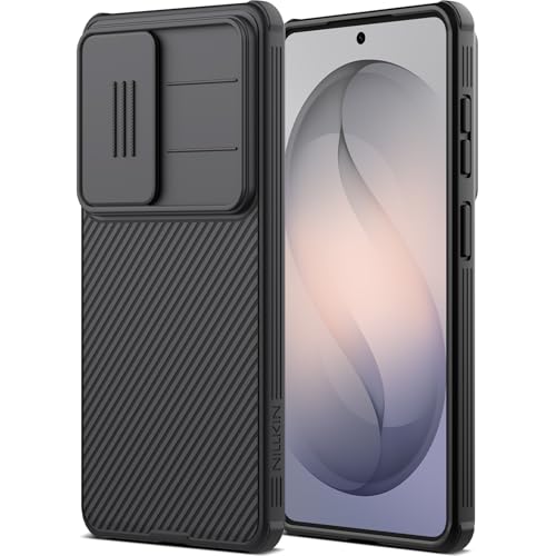 Nillkin for Samsung Galaxy S26 Case with Camera Cover, [Lens Protection] Mil-Grade Shockproof Protective Bumper Hard Cover Slim Phone Case for Galaxy S26 Cases Black - color: Black, size: Galaxy S26 Camera Protection Case