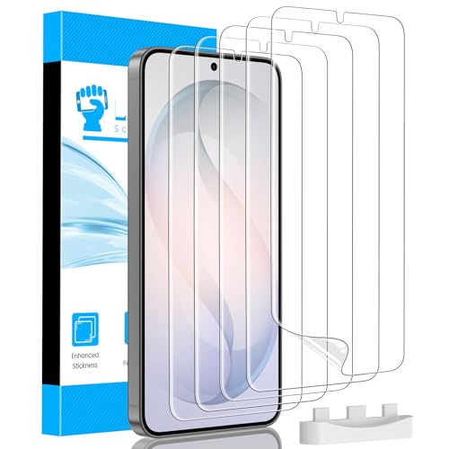 LYWHL 5 Pack for Samsung Galaxy S26 Plus Screen Protector [Like Original Fingerprint Unlock], Real Invisible Self-Healing Protective S26+ Film [Not Glass], HD Clear, Case Friendly, Scratch-Resistant - size: 6.7 inch - Samsung Galaxy S26 Plus