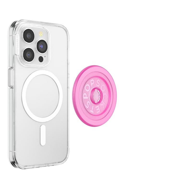 PopSockets Magnetic Base for PopTops- Pink - color: Pink, style: MagSafe