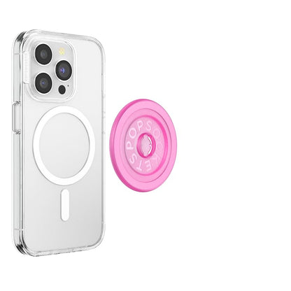 PopSockets Magnetic Base for PopTops- Pink - color: Pink, style: MagSafe