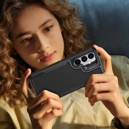 Asuwish Phone Case for Samsung Galaxy A57 5G Women Men Black - color: Black