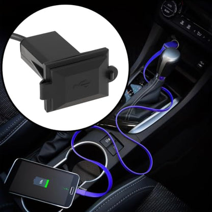 1 Pack Car USB Type-C Dual Port 36W Fast Charging QC3.0 PD 30W 12/24V for Vehicles