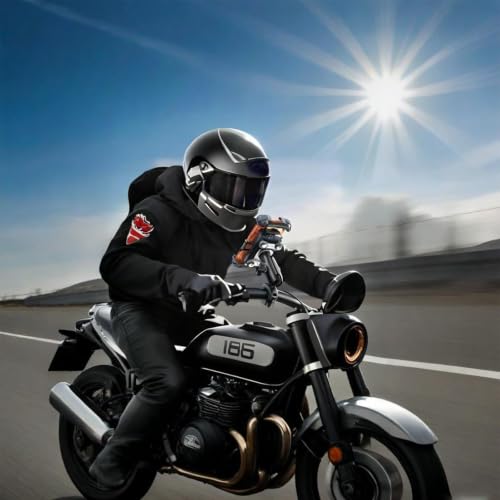 TIANLIN Motorcycle Phone Mount Holder Dual Vibration Dampener Anti-Shock