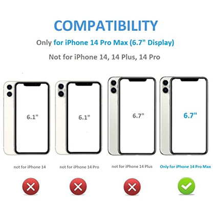 ONETOP for iPhone 14 Pro Max Wallet Case with Credit Card Holder,Pink | Kickstand,ID/Cash Holder,Case Wallet with Card Slots,Double Magnetic Clasp,Durable PU Leather Shockproof Cover for Women Men - color: Pink