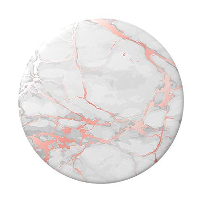 PopSockets Adhesive Phone Grip, Holder- Rose Gold Lutz - color: Pink Marble, size: small